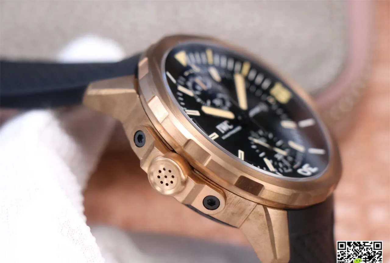 IWC Aquatimer Darwin Adventure Tour Special Edition IW379503 V6 Factory 1:1 Best Edition Replica Watch Black Strap