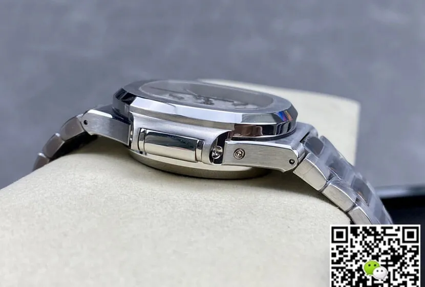 Patek Philippe Nautilus 5980 1A-019 PPF Factory 1:1 Best Edition Replica Watch White Dial Titanium Case