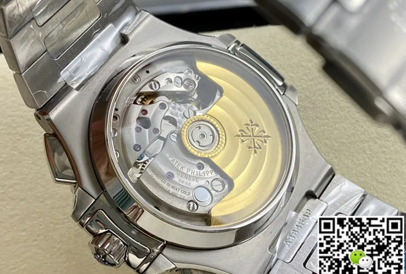 Patek Philippe Nautilus 5980 1A-019 PPF Factory 1:1 Best Edition Replica Watch White Dial Titanium Case