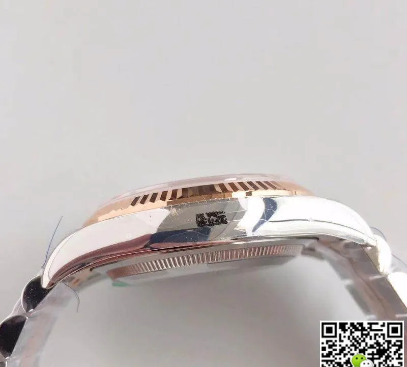 Rolex Datejust 116234 AR Factory 1:1 Best Edition Replica Watch Swiss ETA3135 Rose Gold Dial