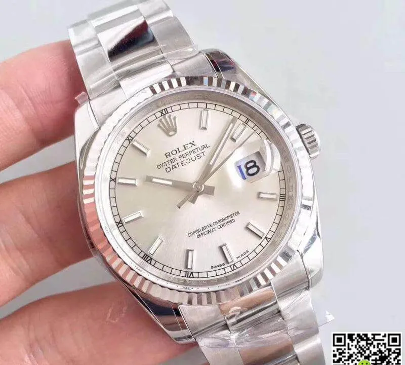 Rolex Datejust II 126334 AR Factory 1:1 Best Edition Replica Watch Swiss ETA3135 Silver Dial