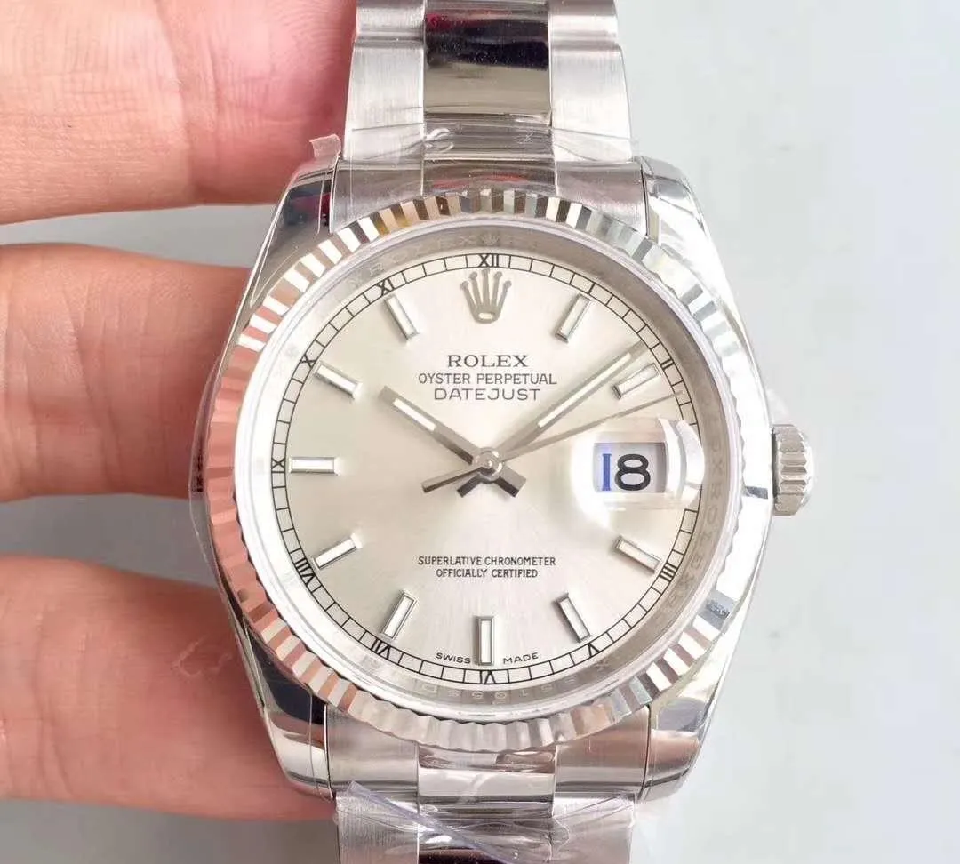 Rolex Datejust II 126334 AR Factory 1:1 Best Edition Replica Watch Swiss ETA3135 Silver Dial
