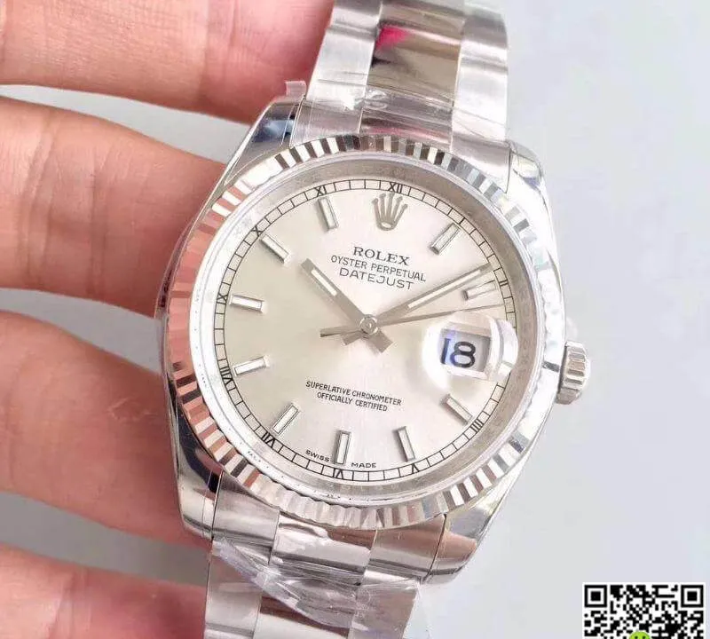 Rolex Datejust II 126334 AR Factory 1:1 Best Edition Replica Watch Swiss ETA3135 Silver Dial