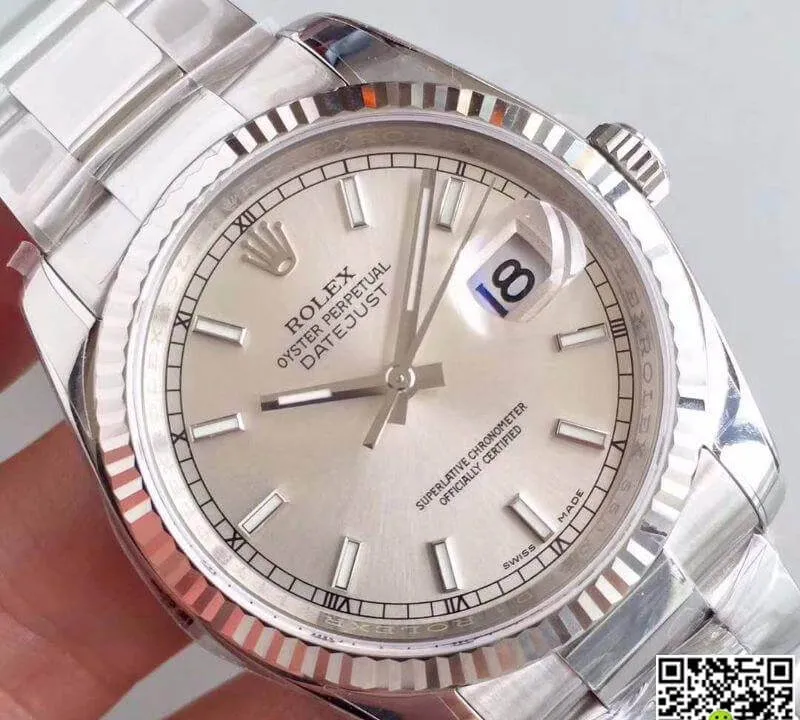 Rolex Datejust II 126334 AR Factory 1:1 Best Edition Replica Watch Swiss ETA3135 Silver Dial