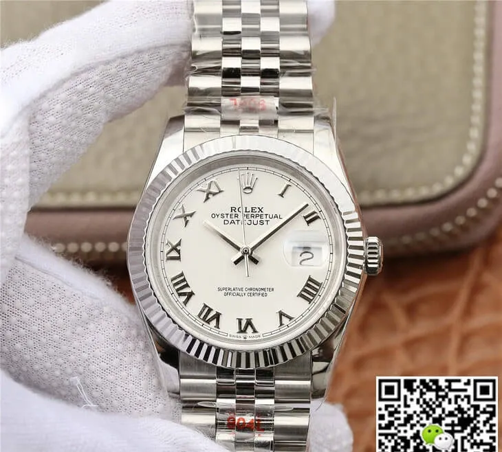 Rolex Datejust M126234-0025 GM Factory 1:1 Best Edition Replica Watch Silver Stainless Steel