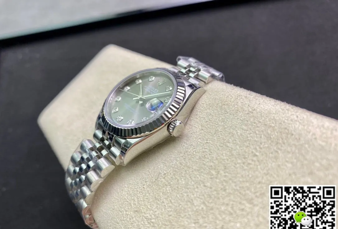 Rolex Datejust M278274-0008 31MM EW Factory 1:1 Best Edition Replica Watch Gray Diamond Dial