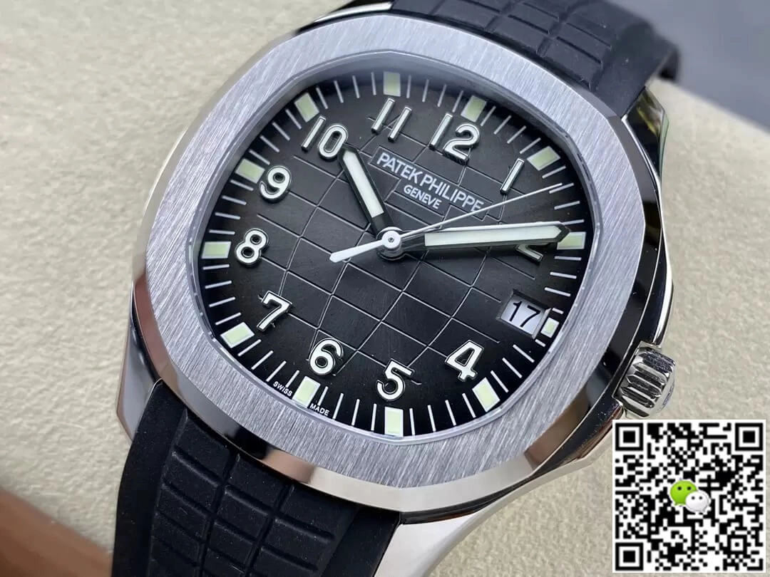 Patek Philippe Aquanaut 5167A-001 3K Factory 1:1 Best Edition Replica Watch V2 Version Stainless Steel