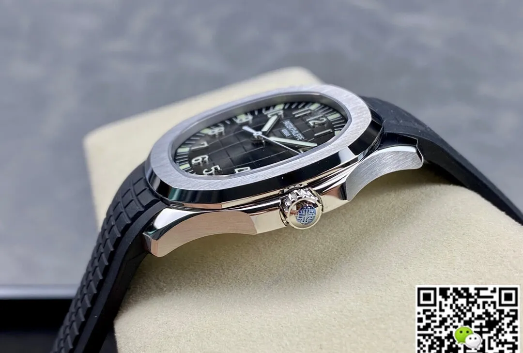 Patek Philippe Aquanaut 5167A-001 3K Factory 1:1 Best Edition Replica Watch V2 Version Stainless Steel