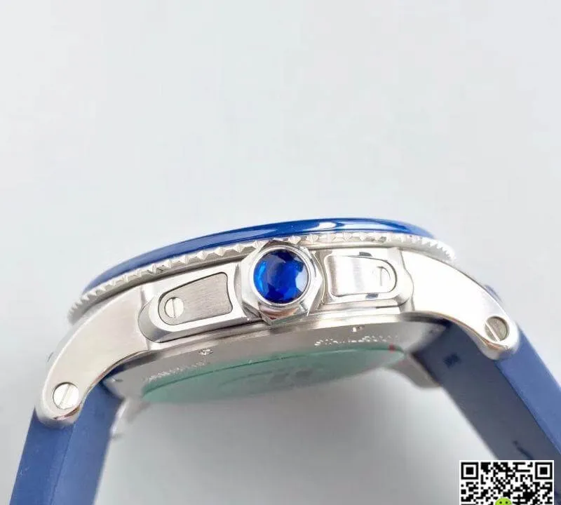 Calibre De Cartier Diver WSCA0011 JF Factory 1:1 Best Edition Replica Watch Swiss ETA2836-2 White Dial