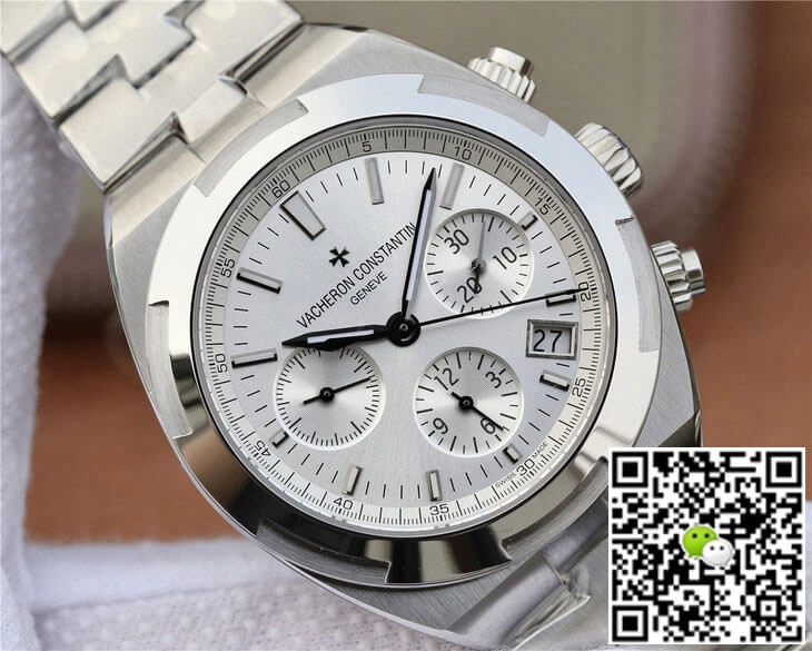 Vacheron Constantin Overseas 5500V 110A-B075 8F Factory 1:1 Best Edition Replica Watch White Dial Strap