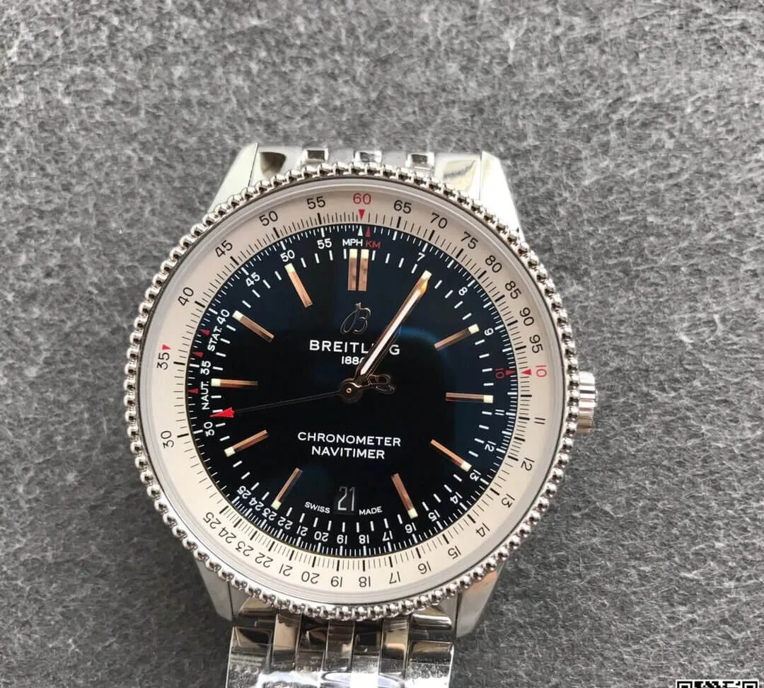 Breitling Navitimer 1 A17326211B1A1 V7 Factory 1:1 Best Edition Replica Watch Stainless Steel