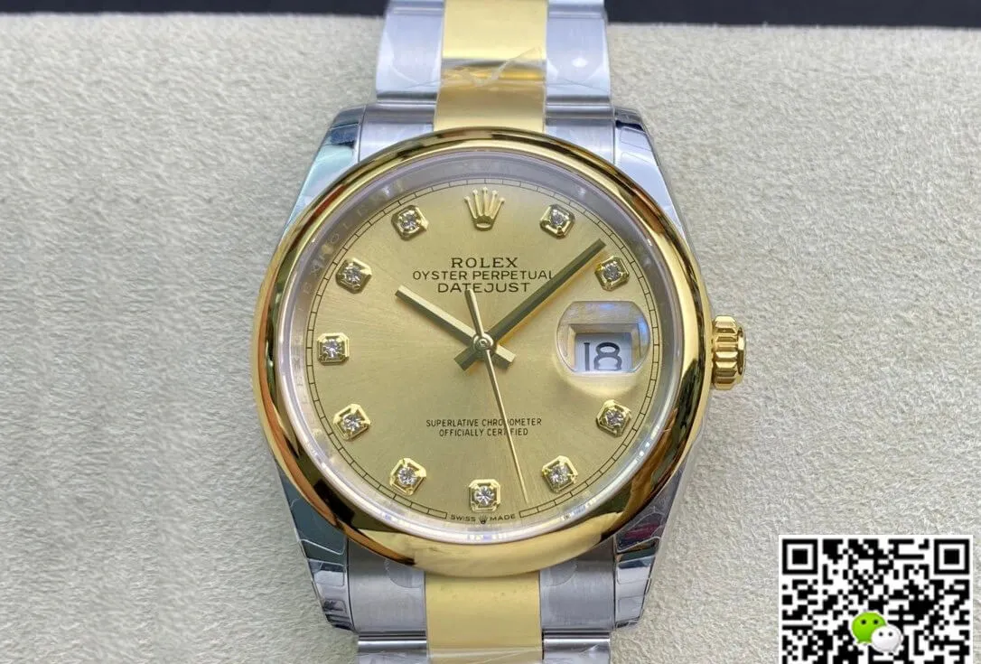 Rolex Datejust M126203-0018 EW Factory 1:1 Best Edition Replica Watch Stainless Steel