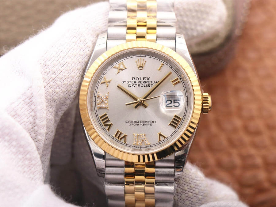Rolex Datejust M126233-0031 EW Factory 1:1 Best Edition Replica Watch Stainless Steel