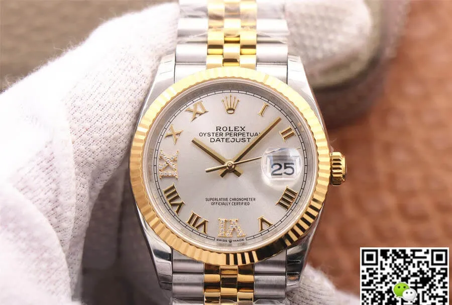 Rolex Datejust M126233-0031 EW Factory 1:1 Best Edition Replica Watch Stainless Steel