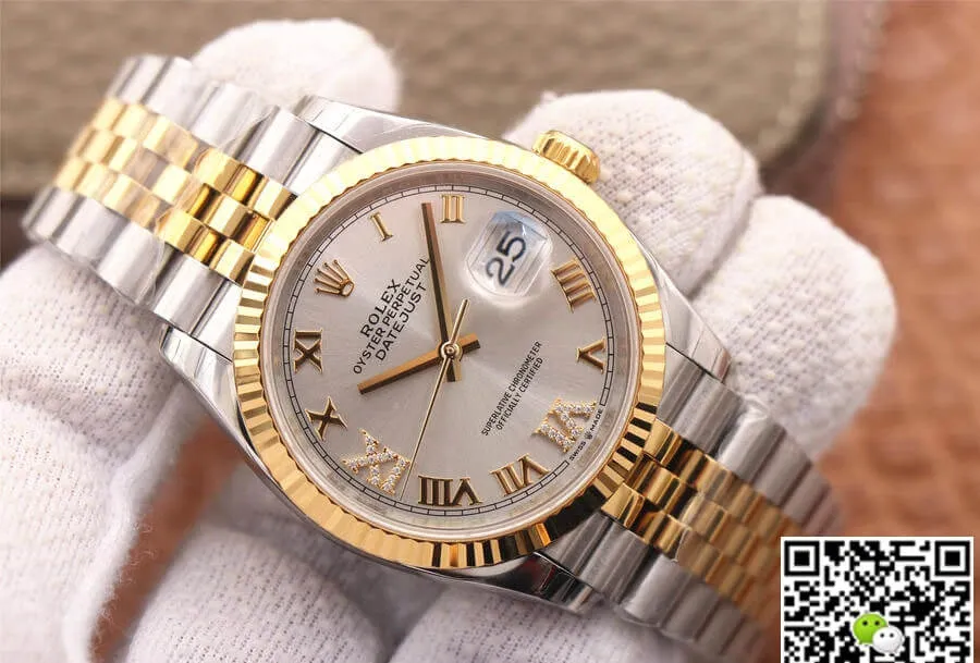 Rolex Datejust M126233-0031 EW Factory 1:1 Best Edition Replica Watch Stainless Steel