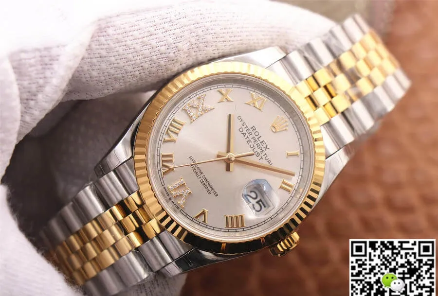 Rolex Datejust M126233-0031 EW Factory 1:1 Best Edition Replica Watch Stainless Steel