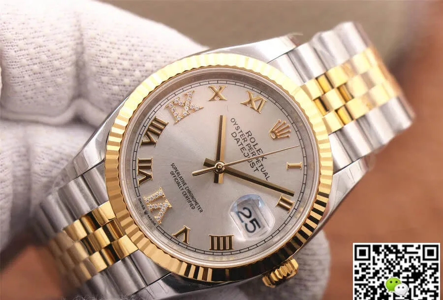 Rolex Datejust M126233-0031 EW Factory 1:1 Best Edition Replica Watch Stainless Steel