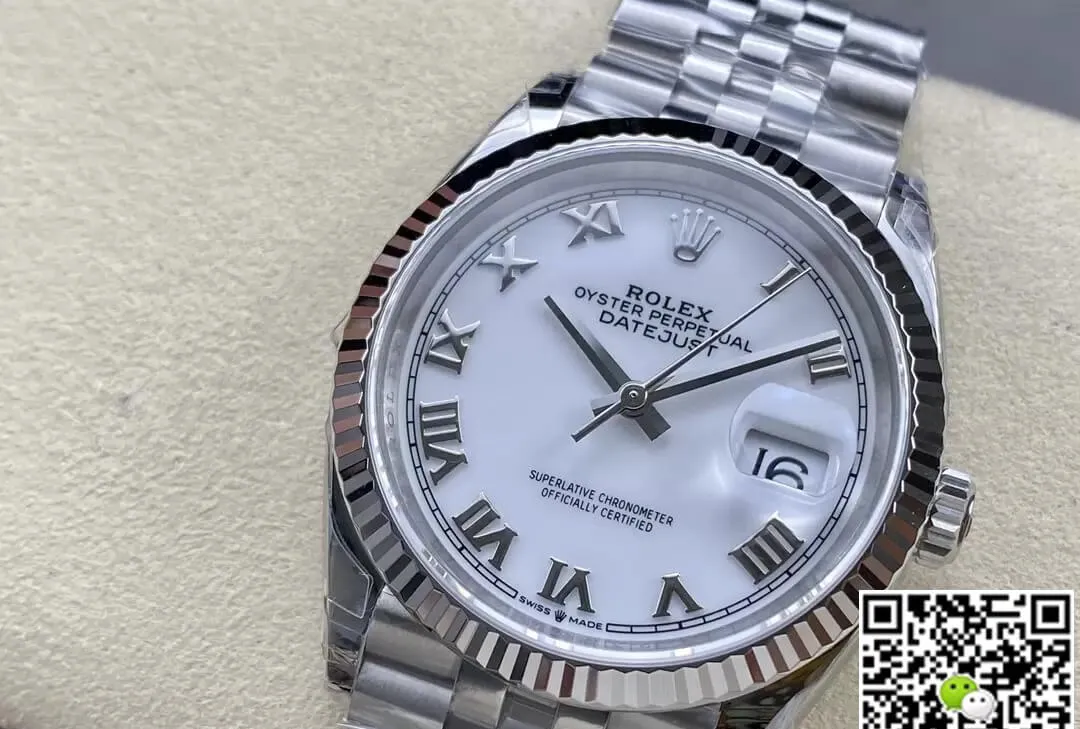 Rolex Datejust M126234-0025 36MM VS Factory 1:1 Best Edition Replica Watch White Dial