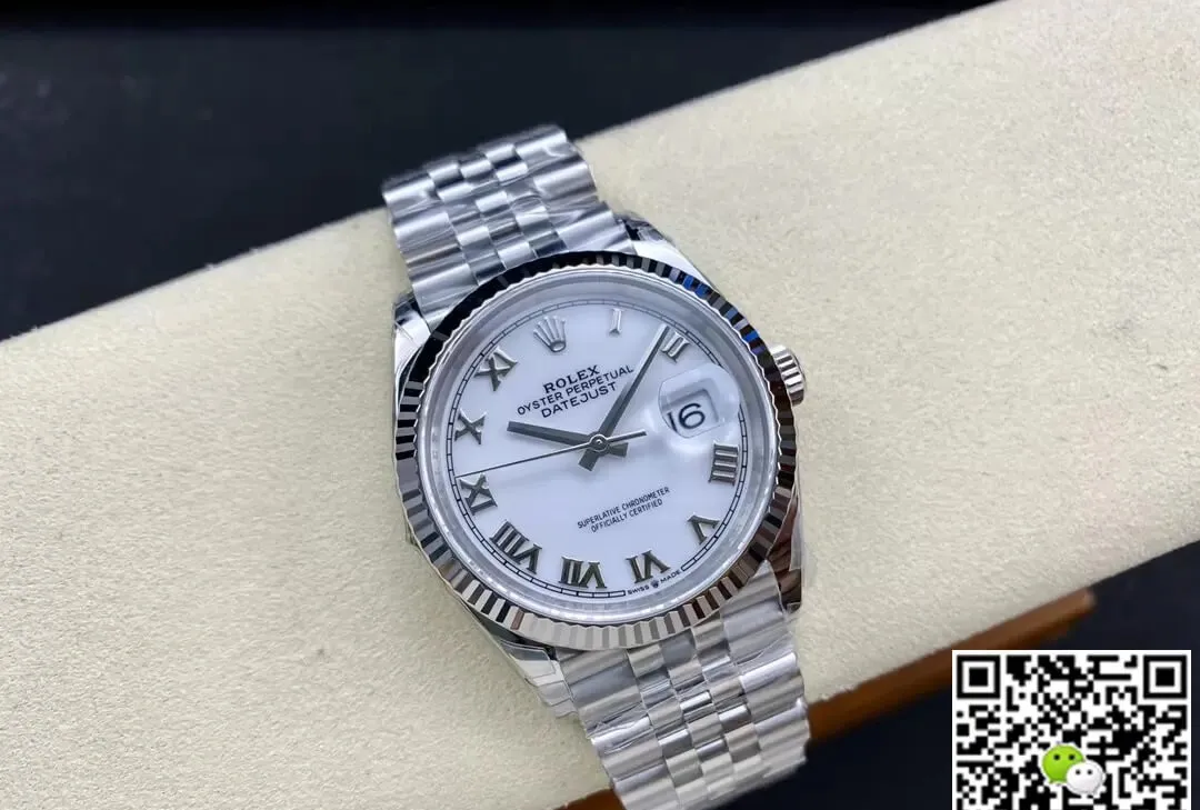 Rolex Datejust M126234-0025 36MM VS Factory 1:1 Best Edition Replica Watch White Dial