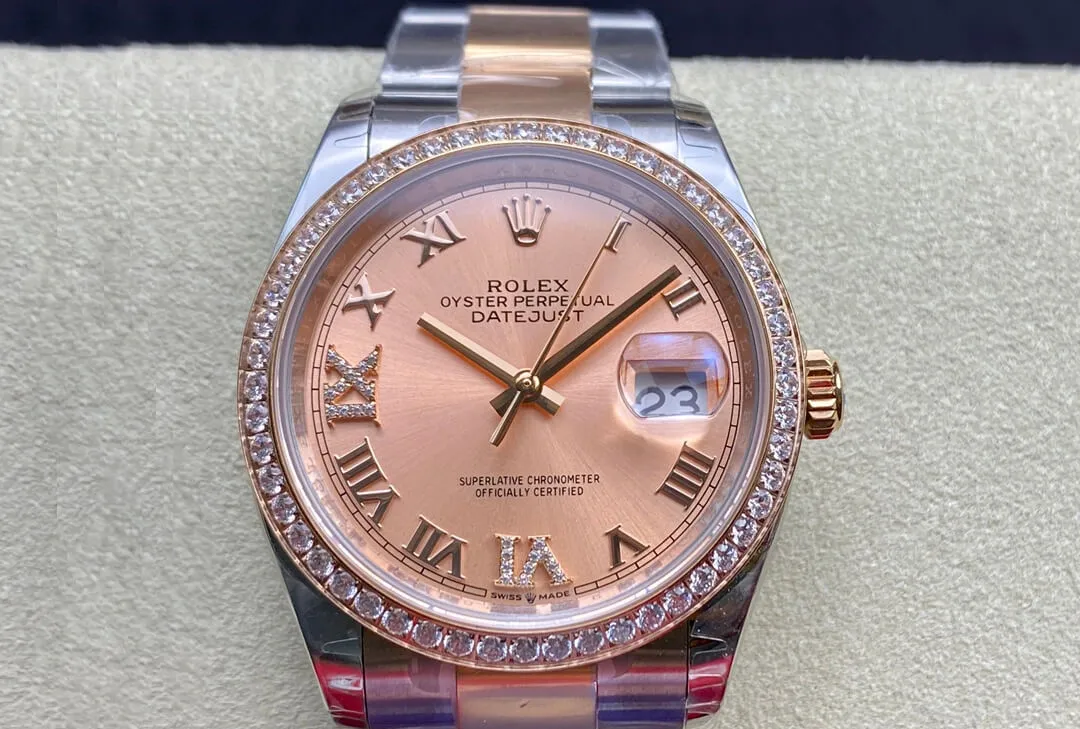 Rolex Datejust M126281RBR-0016 EW Factory 1:1 Best Edition Replica Watch Silver Strap