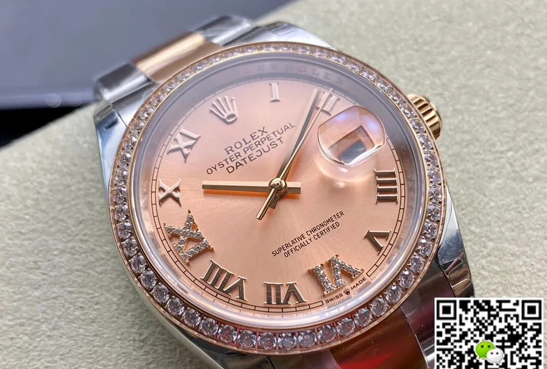 Rolex Datejust M126281RBR-0016 EW Factory 1:1 Best Edition Replica Watch Silver Strap