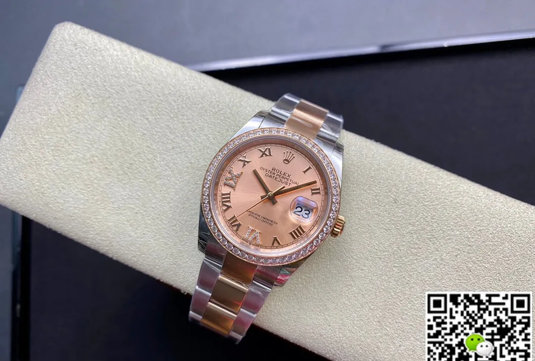Rolex Datejust M126281RBR-0016 EW Factory 1:1 Best Edition Replica Watch Silver Strap