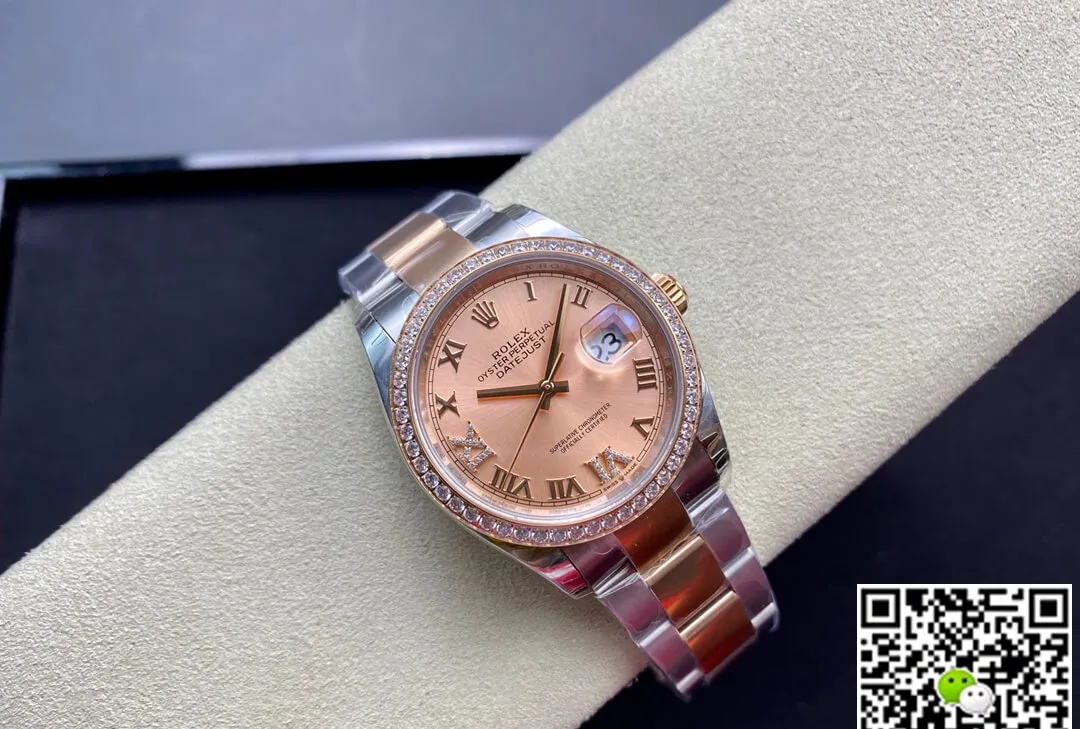 Rolex Datejust M126281RBR-0016 EW Factory 1:1 Best Edition Replica Watch Silver Strap
