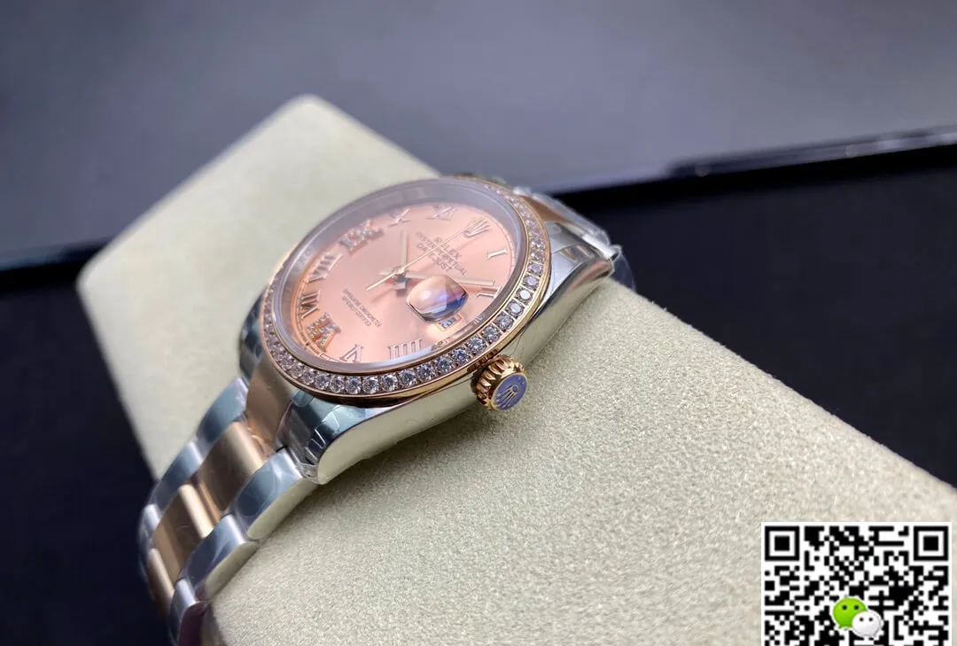 Rolex Datejust M126281RBR-0016 EW Factory 1:1 Best Edition Replica Watch Silver Strap