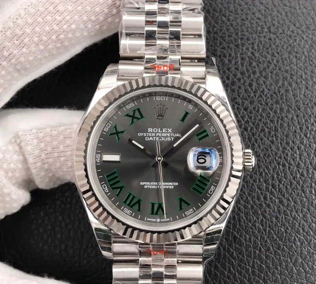 Rolex Datejust M126334-0022 EW Factory 1:1 Best Edition Replica Watch Grey Steel Gial
