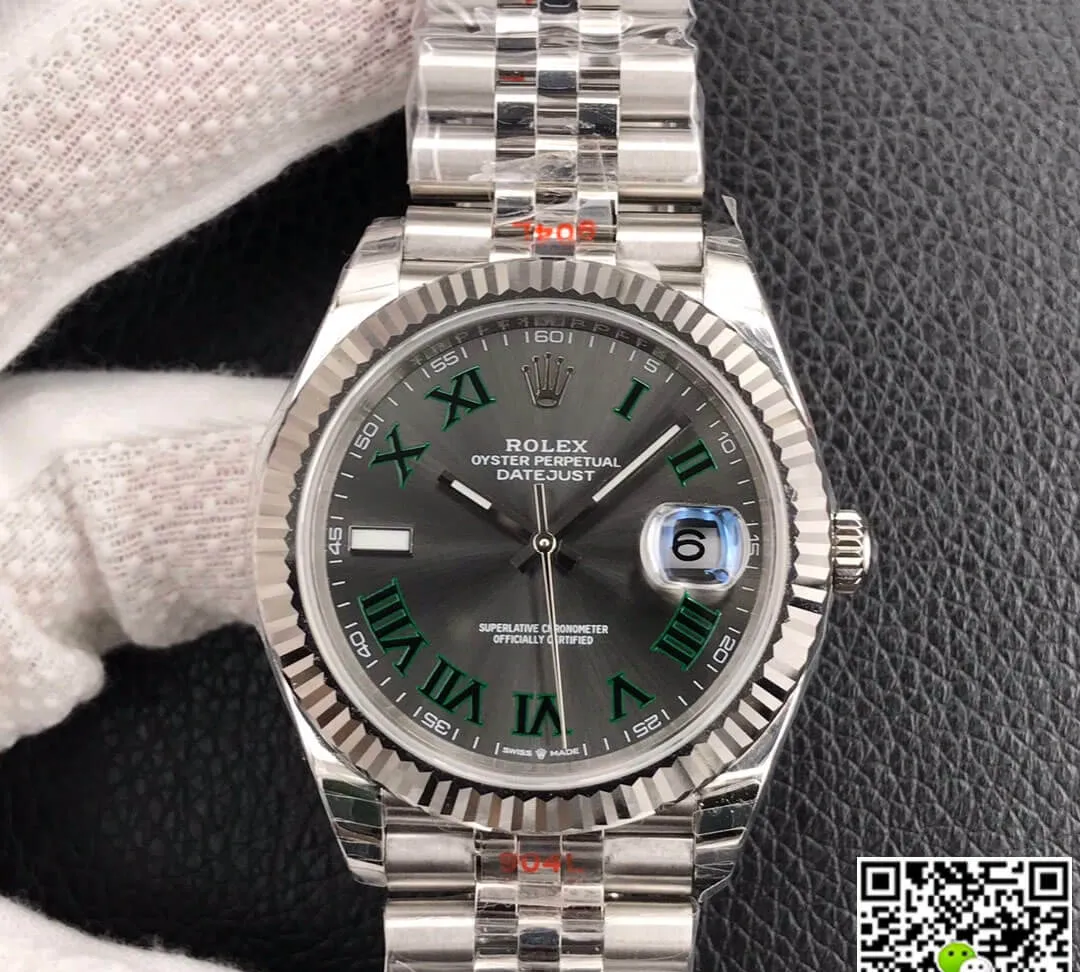 Rolex Datejust M126334-0022 EW Factory 1:1 Best Edition Replica Watch Grey Steel Gial