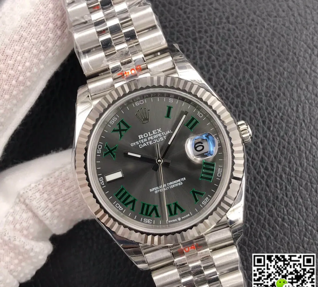 Rolex Datejust M126334-0022 EW Factory 1:1 Best Edition Replica Watch Grey Steel Gial