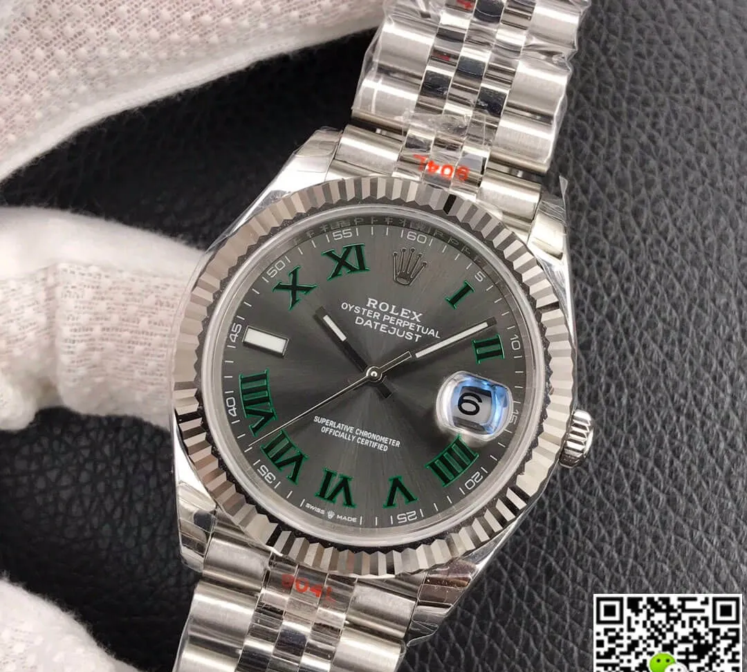 Rolex Datejust M126334-0022 EW Factory 1:1 Best Edition Replica Watch Grey Steel Gial