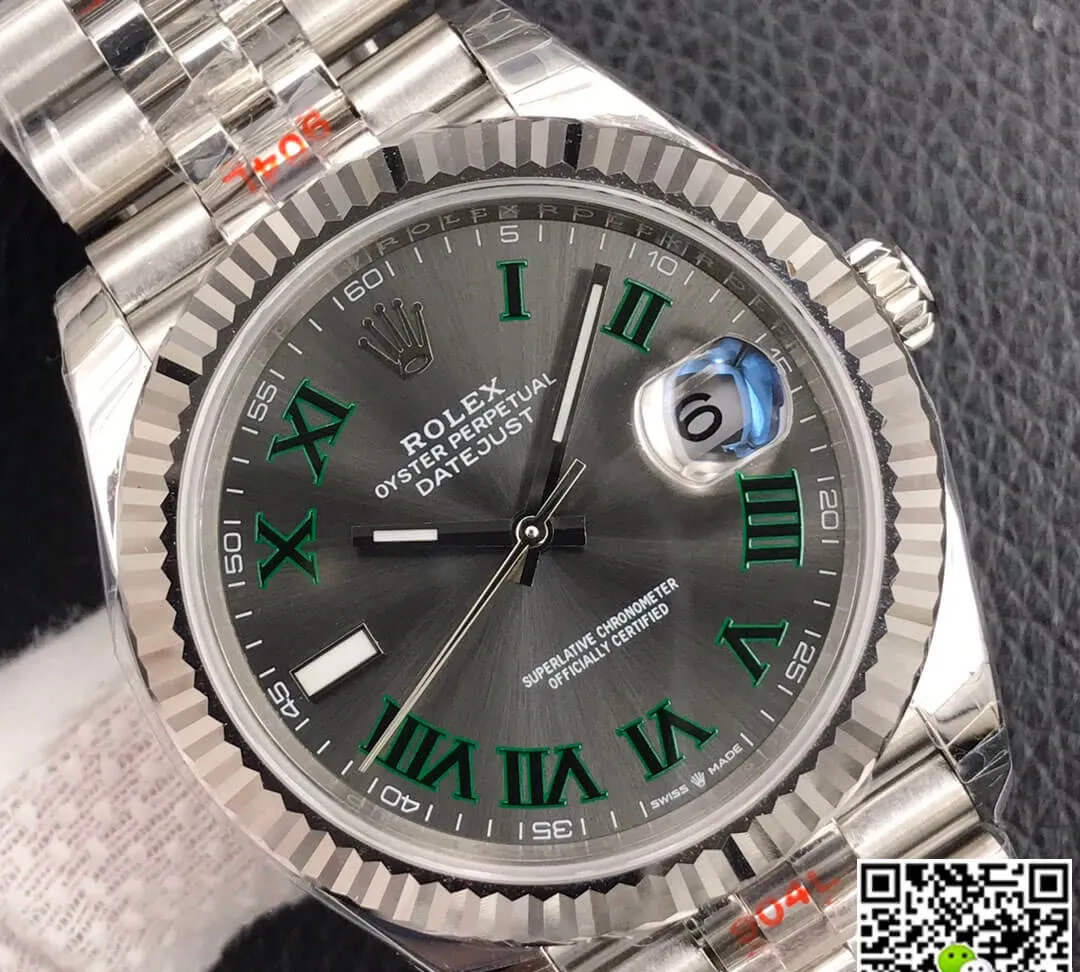 Rolex Datejust M126334-0022 EW Factory 1:1 Best Edition Replica Watch Grey Steel Gial