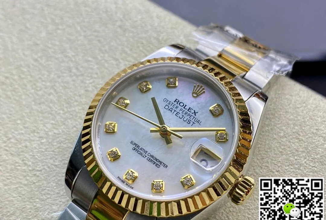 Rolex Datejust M278273-0027 31MM EW Factory 1:1 Best Edition Replica Watch White Dial