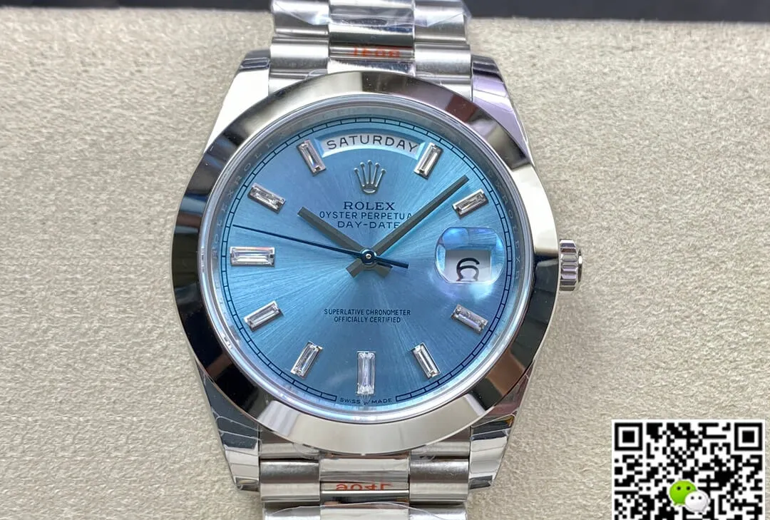 Rolex Day Date 228206 EW Factory 1:1 Best Edition Replica Watch Stainless Steel Strap