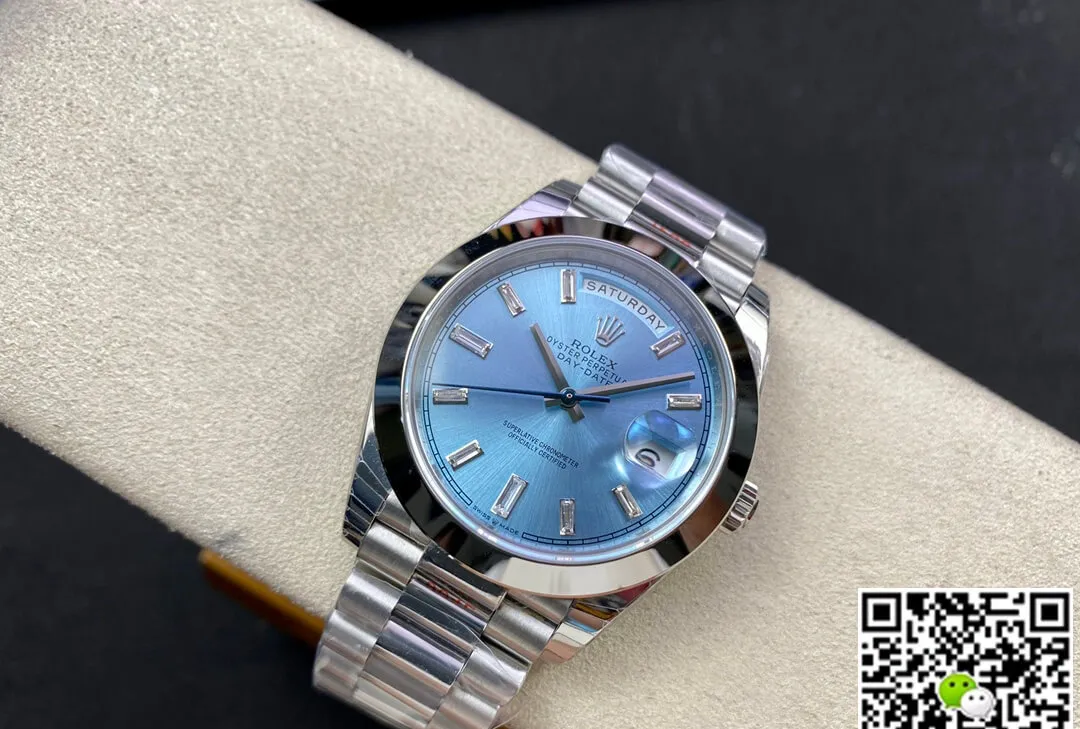 Rolex Day Date 228206 EW Factory 1:1 Best Edition Replica Watch Stainless Steel Strap