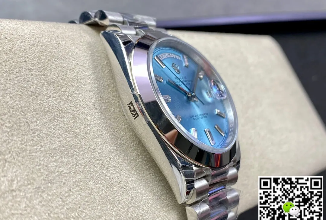 Rolex Day Date 228206 EW Factory 1:1 Best Edition Replica Watch Stainless Steel Strap