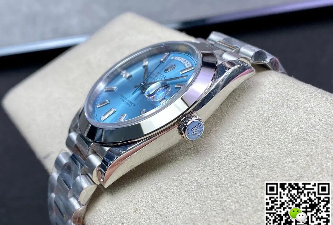 Rolex Day Date 228206 EW Factory 1:1 Best Edition Replica Watch Stainless Steel Strap