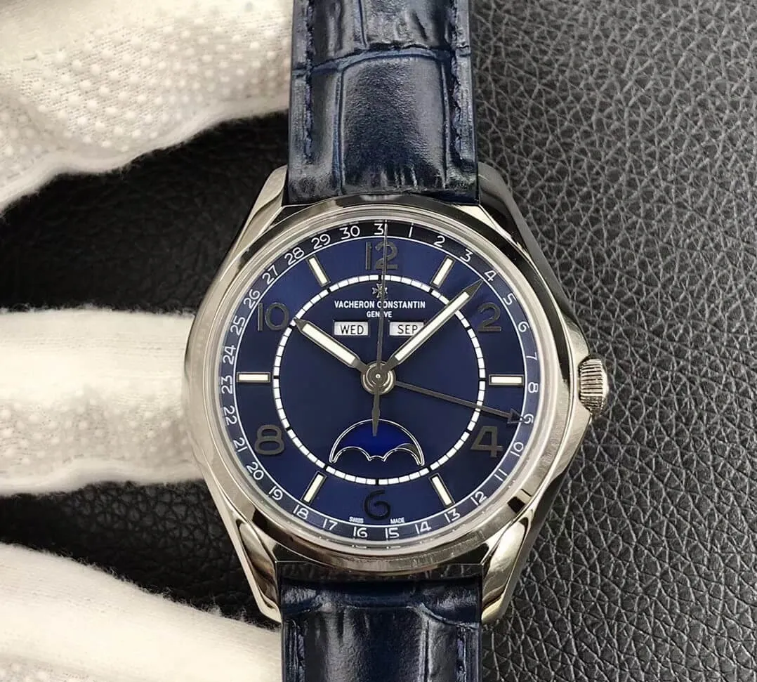 Vacheron Constantin FiftySix Day-Date 4000E 000A-B548 ZF Factory 1:1 Best Edition Replica Watch Leather Strap