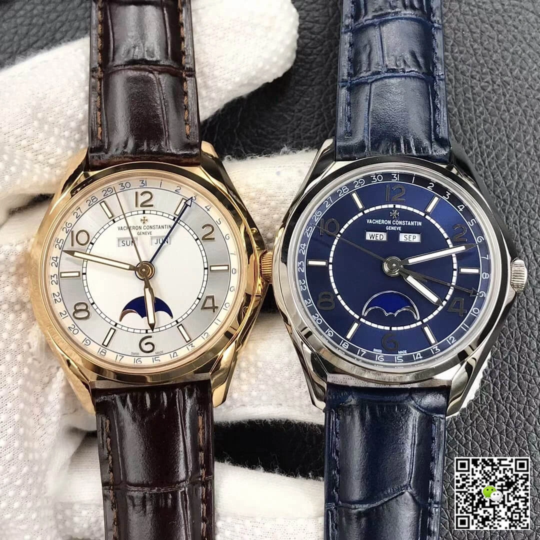 Vacheron Constantin FiftySix Day-Date 4000E 000A-B548 ZF Factory 1:1 Best Edition Replica Watch Leather Strap