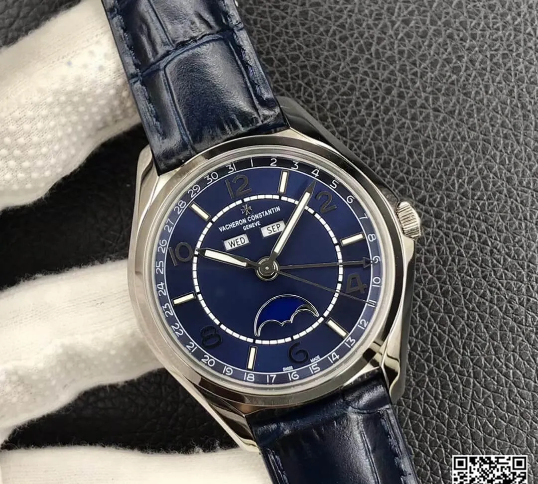 Vacheron Constantin FiftySix Day-Date 4000E 000A-B548 ZF Factory 1:1 Best Edition Replica Watch Leather Strap
