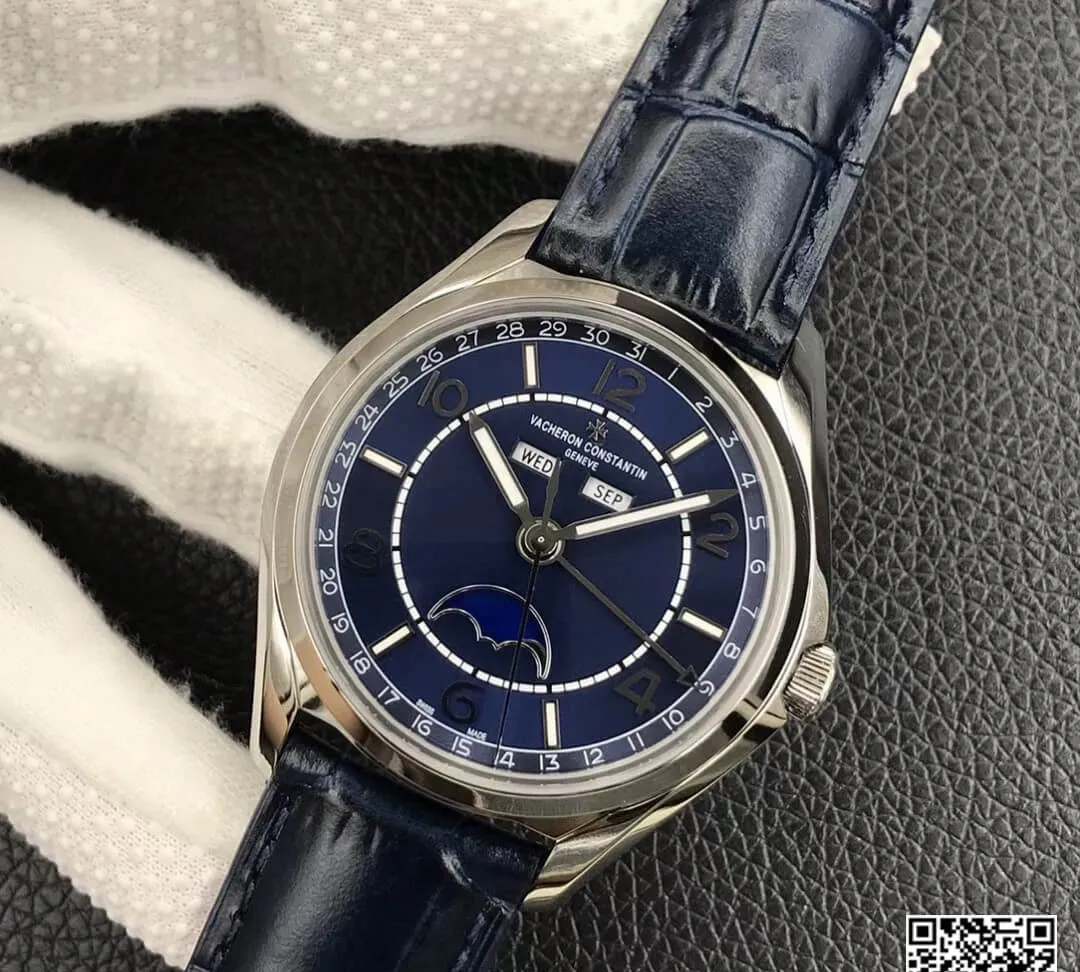 Vacheron Constantin FiftySix Day-Date 4000E 000A-B548 ZF Factory 1:1 Best Edition Replica Watch Leather Strap