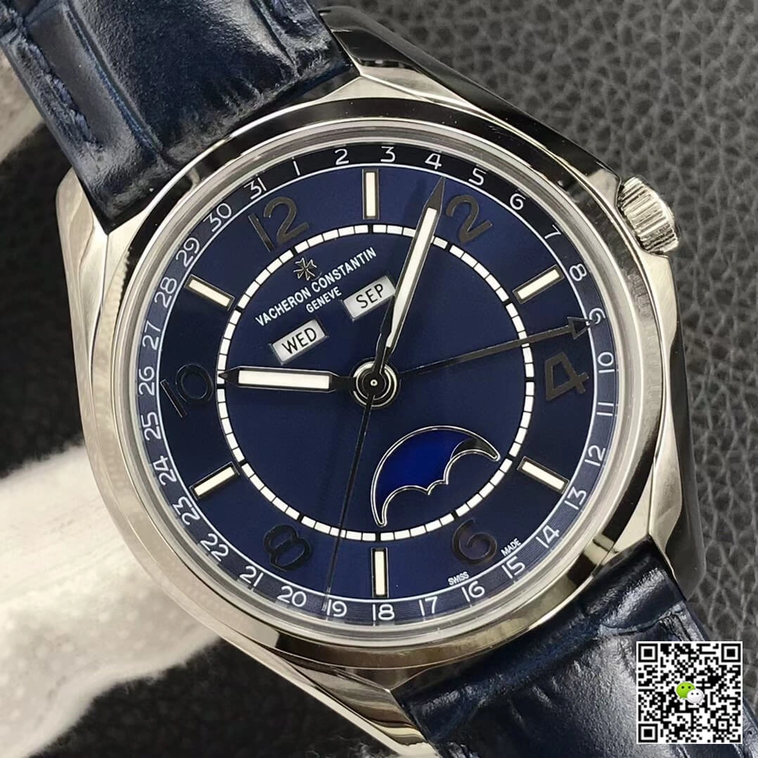 Vacheron Constantin FiftySix Day-Date 4000E 000A-B548 ZF Factory 1:1 Best Edition Replica Watch Leather Strap