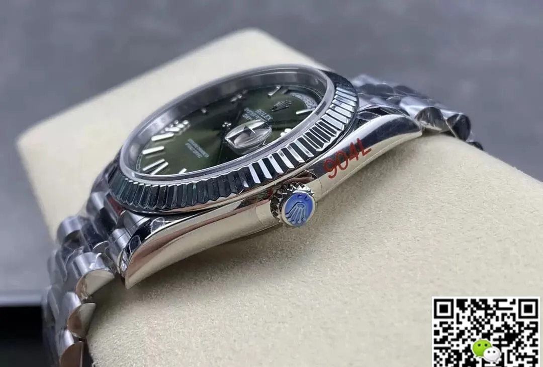 Rolex Day Date M228236-0008 GM Factory 1:1 Best Edition Replica Watch V2 Silver Strap