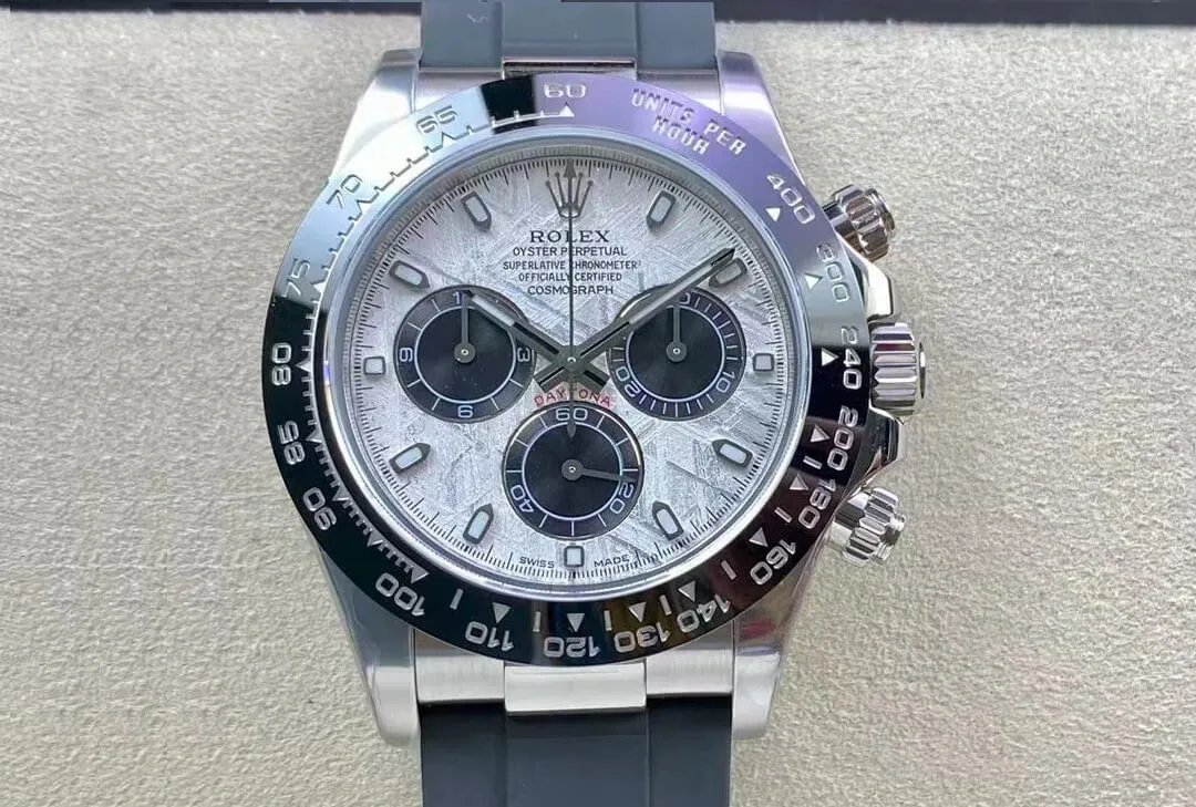 Rolex Daytona M116519LN-0038 Noob Factory 1:1 Best Edition Replica Watch Rubber Strap