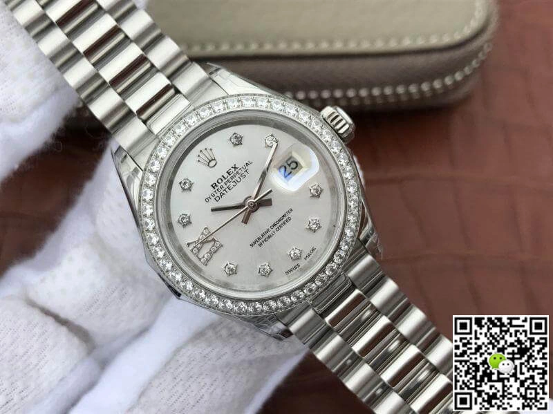 Rolex Lady Datejust 279136RBR 1:1 Best Edition Replica Watch Swiss ETA2236 White Dial