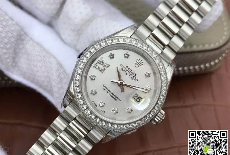 Rolex Lady Datejust 279136RBR 1:1 Best Edition Replica Watch Swiss ETA2236 White Dial