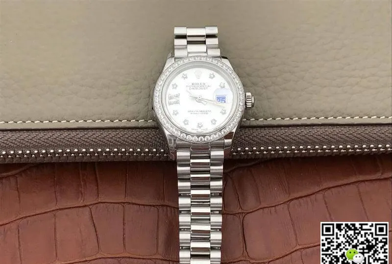 Rolex Lady Datejust 279136RBR 1:1 Best Edition Replica Watch Swiss ETA2236 White Dial