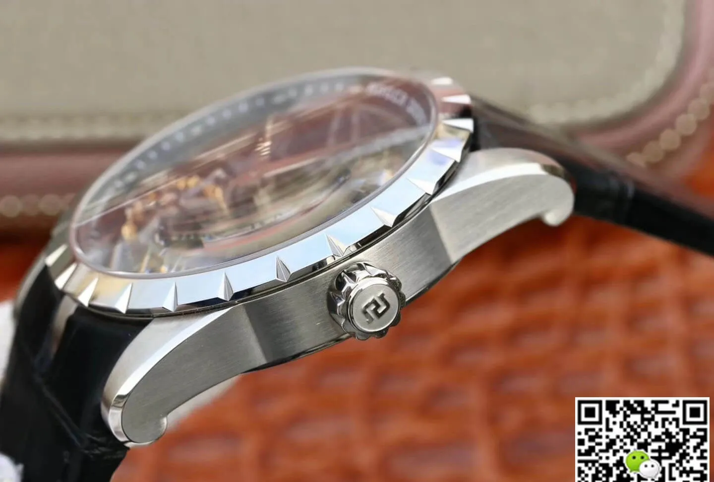 Roger Dubuis Excalibur RDDBEX0393 JB Factory 1:1 Best Edition Replica Watch Black Leather Strap