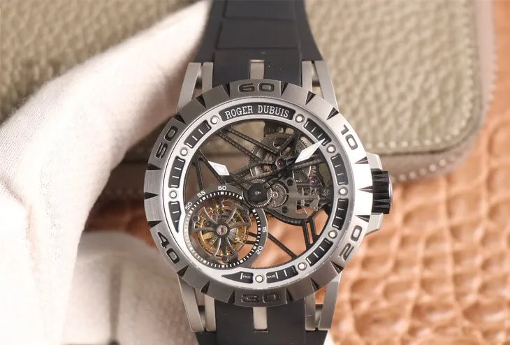 Roger Dubuis Excalibur Spidr RDDBEX0479 JB Factory 1:1 Best Edition Replica Watch Titanium Case